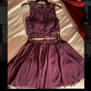 Selling this purple two piece dress